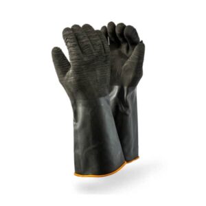 H2-40 Crinkle Palm Rubber Gloves