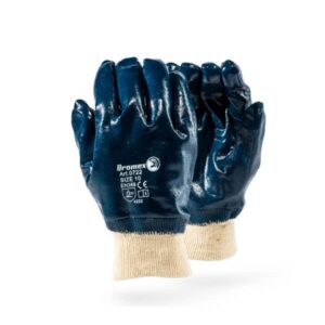 0722 Nitrile Coated Knitted Wrist Gloves
